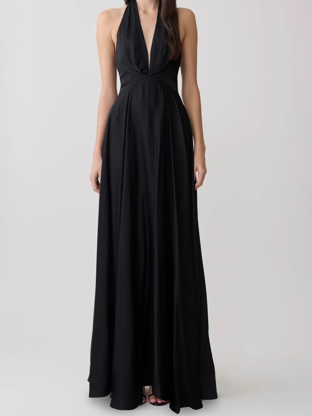 Meshki Rebecca Halter Maxi Dress